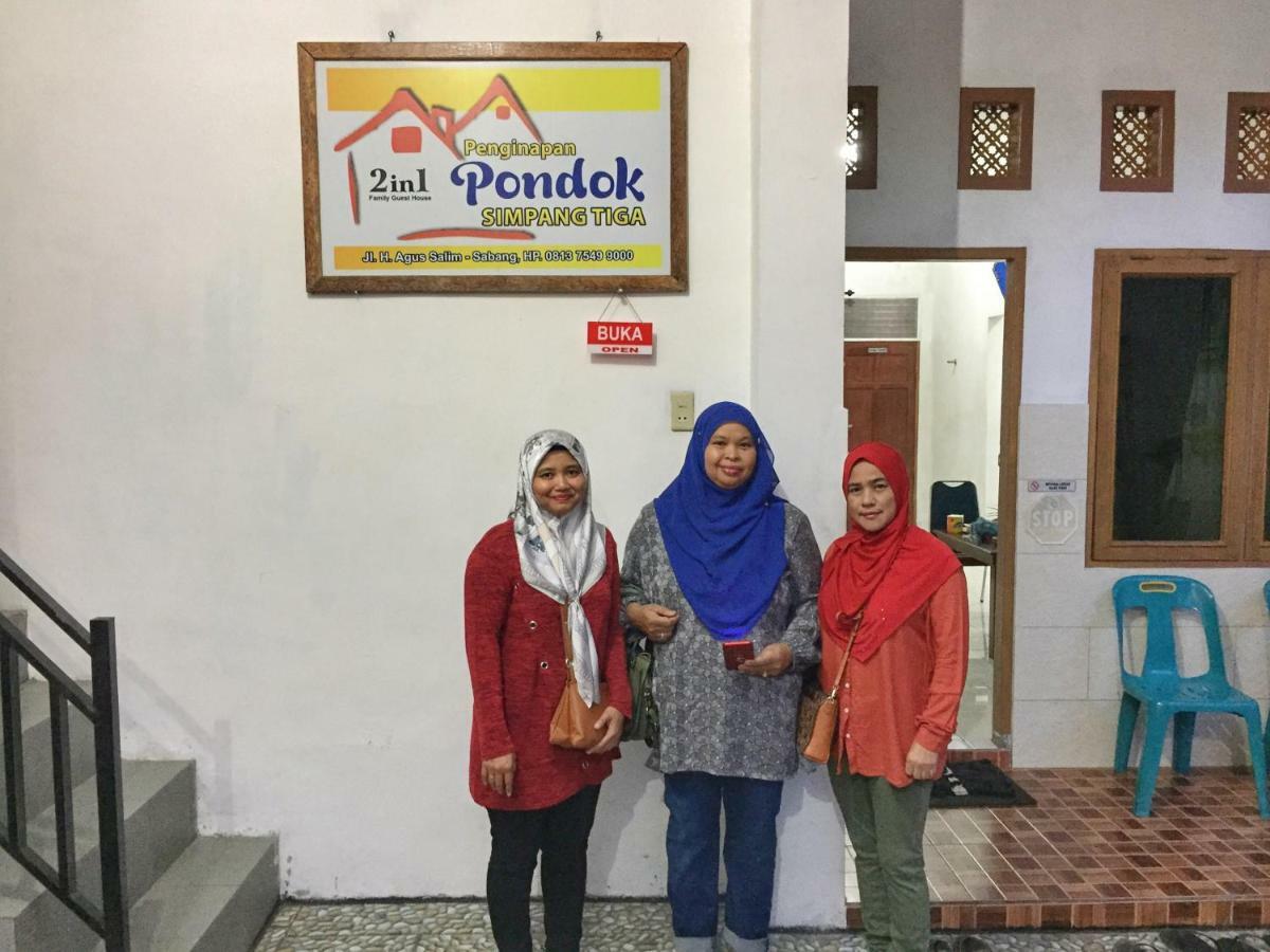 Pondok Simpang Tiga Sabang  Exterior foto
