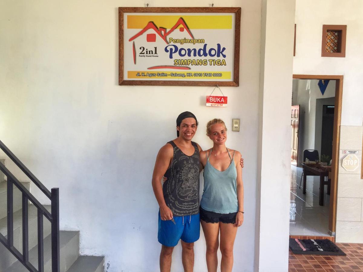 Pondok Simpang Tiga Sabang  Exterior foto